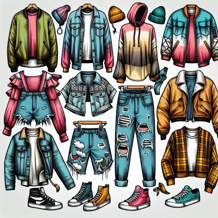 Customização de roupas usadas para jovens