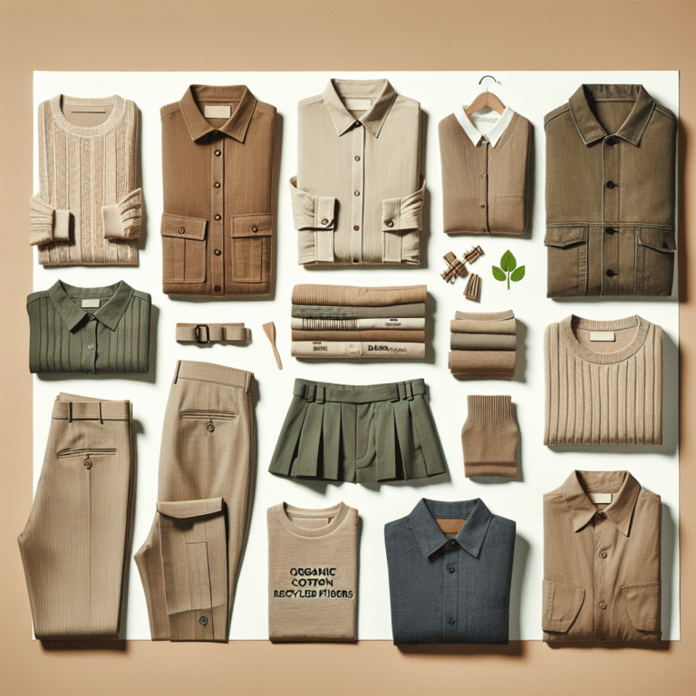 Opções de roupas sustentáveis ideais para o ambiente de trabalho