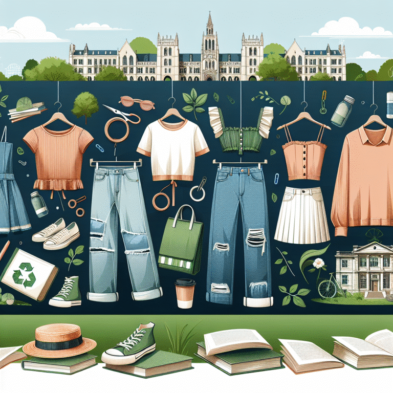 Tendências de moda consciente para universitários