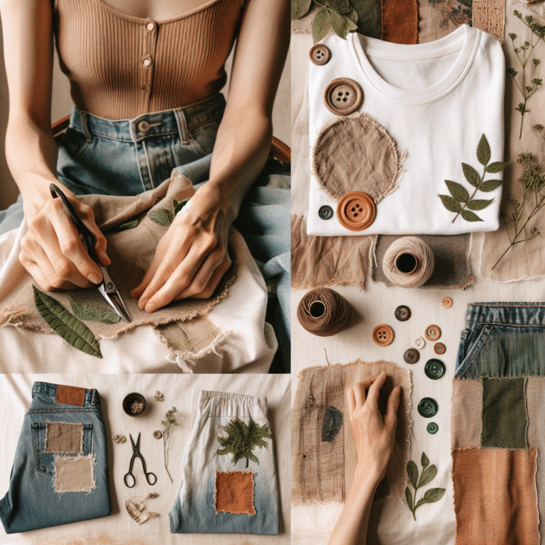 Como customizar roupas de forma sustentável