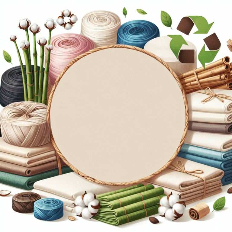 Tendências em tecidos orgânicos e reciclados