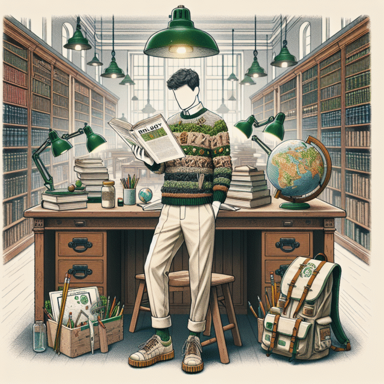Ideias criativas para looks eco-friendly em ambientes acadêmicos