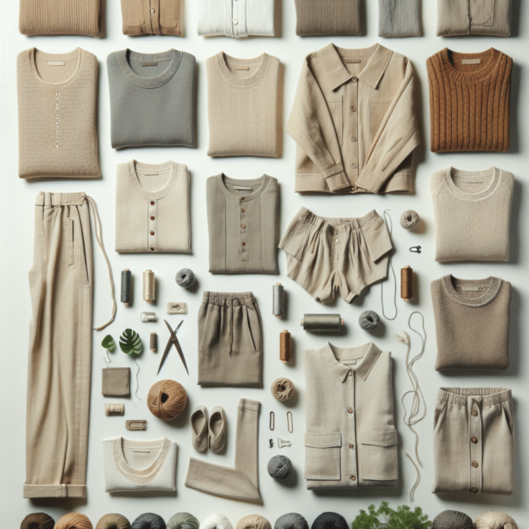 DIY roupas minimalistas e sustentáveis