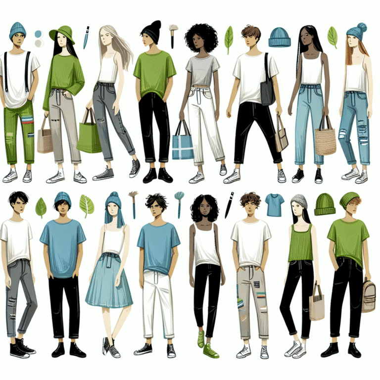 Looks do dia sustentáveis para jovens