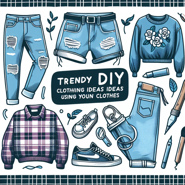 DIY moda jovem com roupas usadas