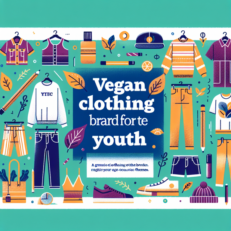 Marcas de roupas veganas para jovens