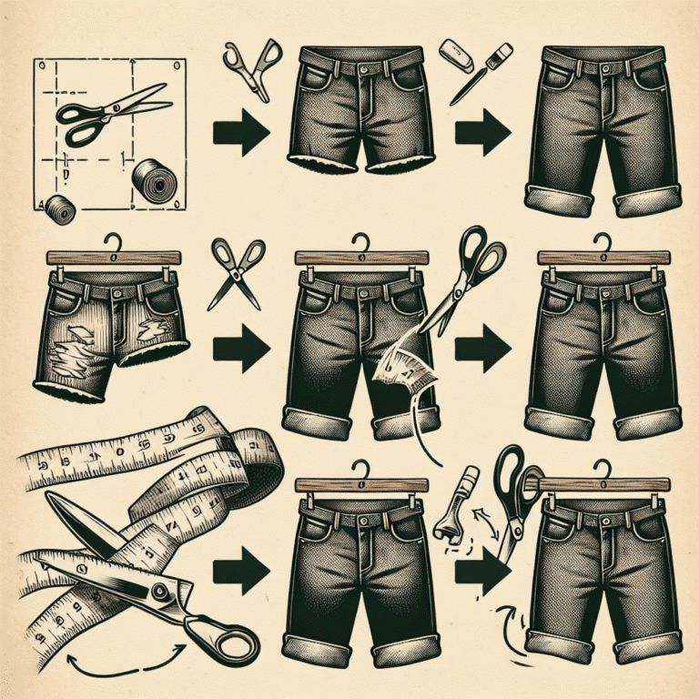 Transforme calças antigas em shorts estilosos