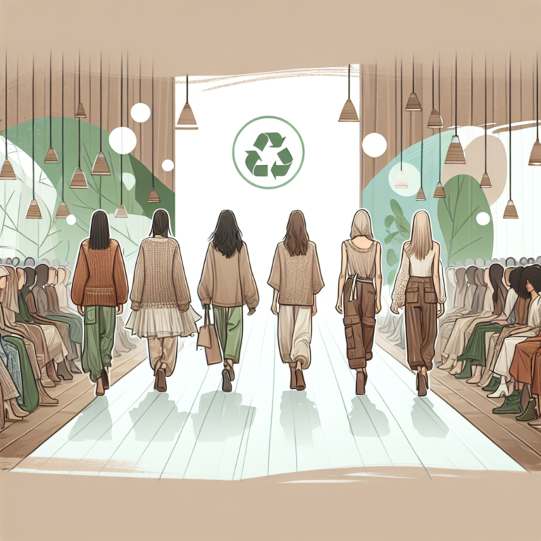 Roupas feitas à mão e sustentáveis.