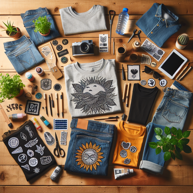 Como customizar roupas de forma sustentável em casa