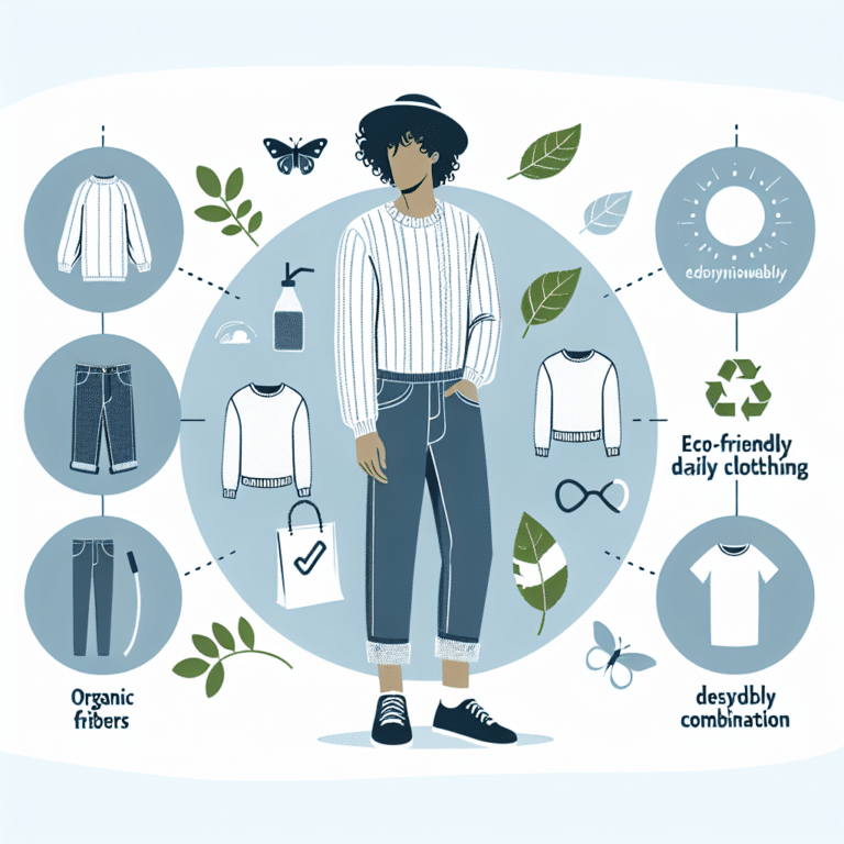 Combinações de roupas eco-friendly do dia a dia