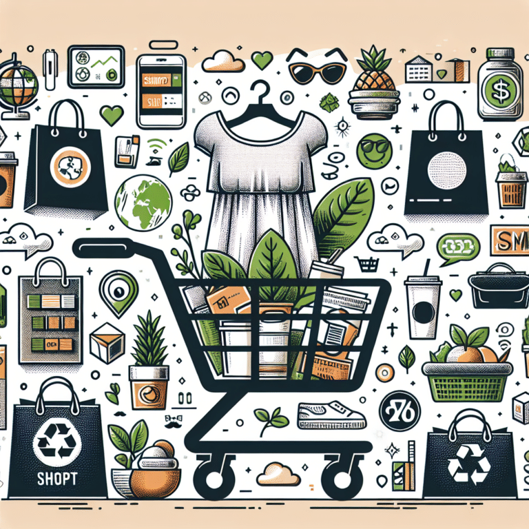 Compras inteligentes em marcas sustentáveis