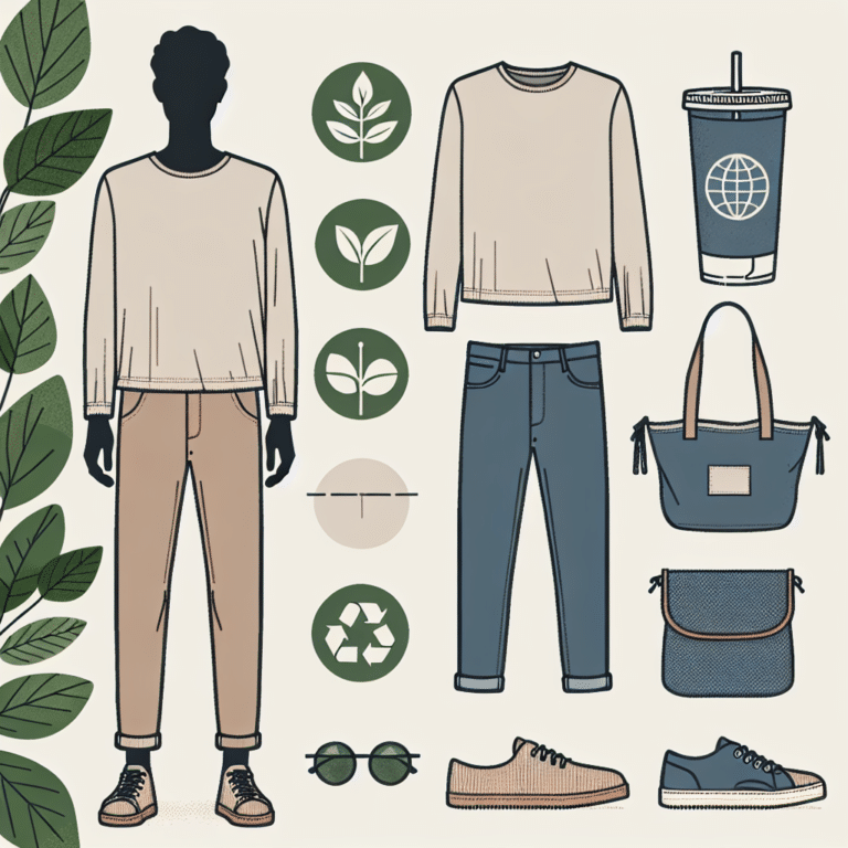 Inspiração de look sustentável para encontros